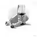 cigar tattoo design idea