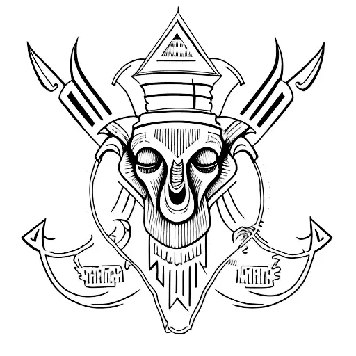 Moloch  tattoo design idea