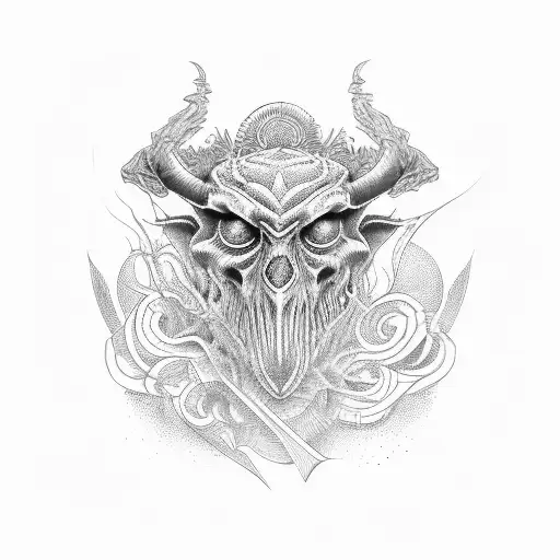 Moloch  tattoo design idea