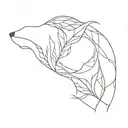 Pectoral tattoo design idea