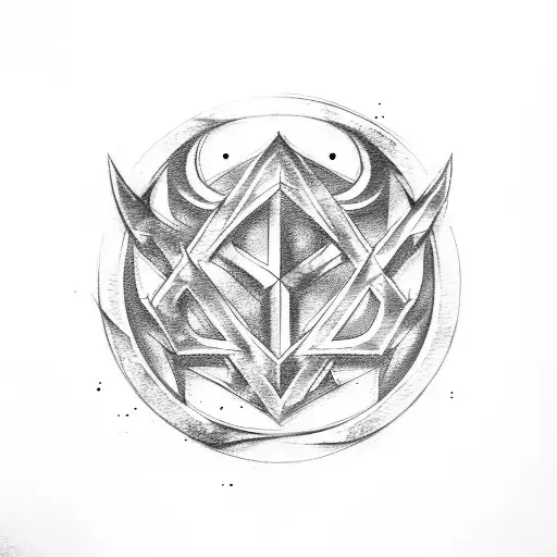 Skyrim logo and pokemon tattoo design idea