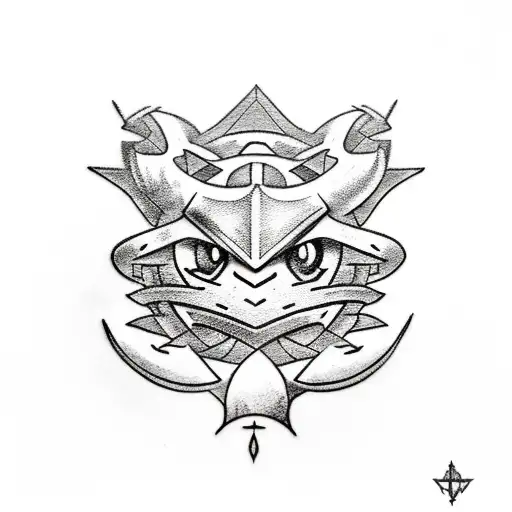 Skyrim and pokemon tattoo design idea