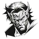 hugh jackman wolverine with cowl  tattoo design idea