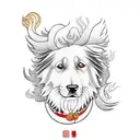 Avatar Appa and Golden Retriever tattoo design idea