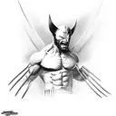 Wolverine  tattoo design idea