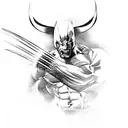 Wolverine  tattoo design idea