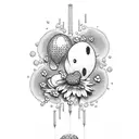 Luigi and Daisy tattoo design idea