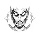 Comic marvel tattoo design idea