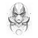 Comic book quotes tattoo design idea