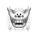 tooth tattoo design idea