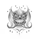 tooth tattoo design idea