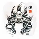 cute ghost tattoo design idea