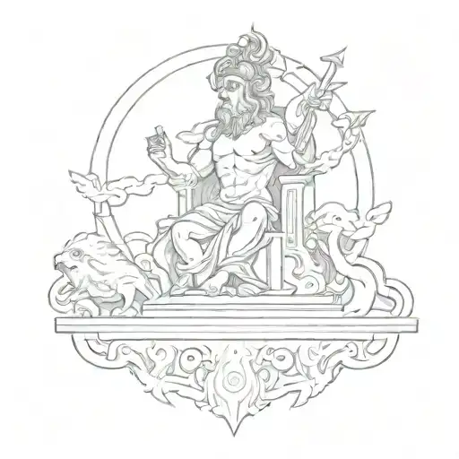 gods Olympus tattoo design idea