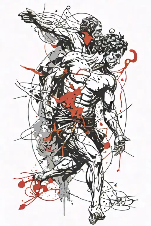 greek gods Olympus tattoo design idea