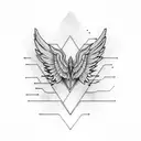 A typewriter with wings, surrounded by inspirational quotes tattoo design idea