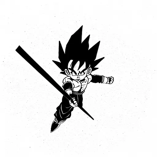 dragon ball z tattoo design idea