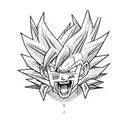 dragon ball z tattoo design idea