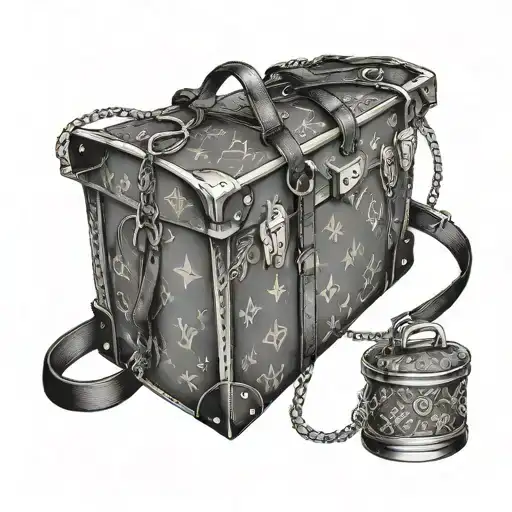 Louis Vuitton tattoo design idea