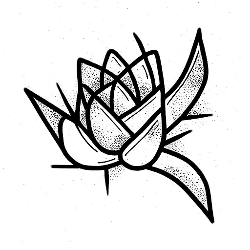 aloe tattoo design idea