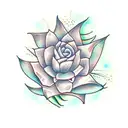 aloe tattoo design idea