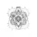 aloe tattoo design idea