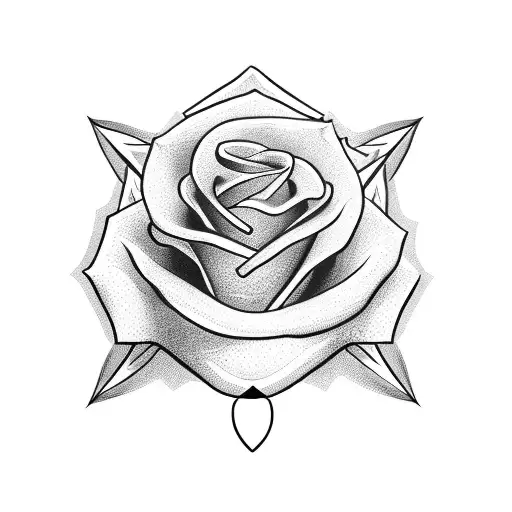 bow and arrow, Rose as the arrow tattoo design idea