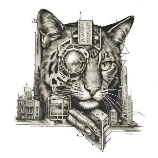 downtown tattoo design idea