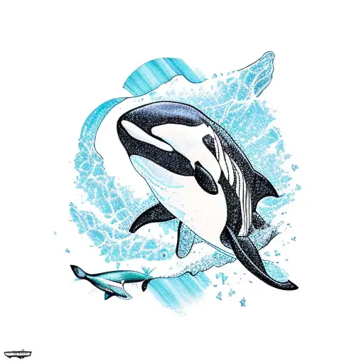 orca tattoo design idea