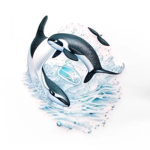 orca tattoo design idea