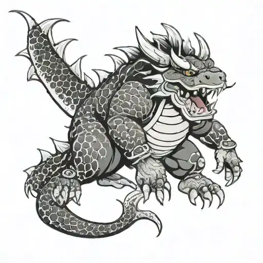 bowser tattoo design idea