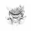 amor fati tattoo design idea