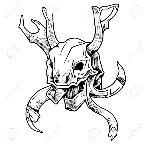 Cubone's skull tattoo design idea