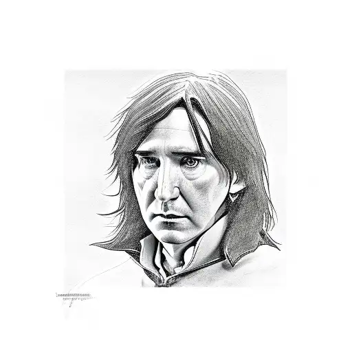 severus snape tattoo design idea