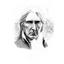 severus snape tattoo design idea