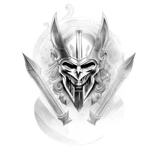 ares tattoo design idea