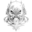 Majin Buu  tattoo design idea