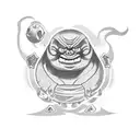 Majin Buu  tattoo design idea