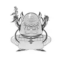 Majin Buu  tattoo design idea