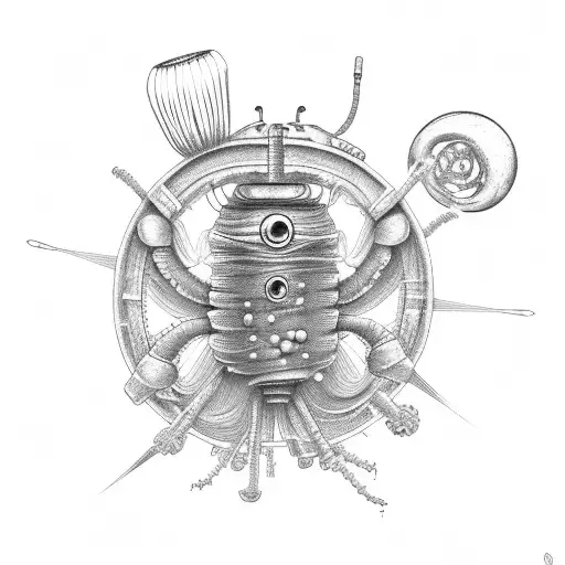 plankton tattoo design idea