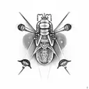 plankton tattoo design idea