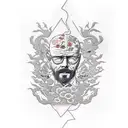 heisenberg tattoo design idea
