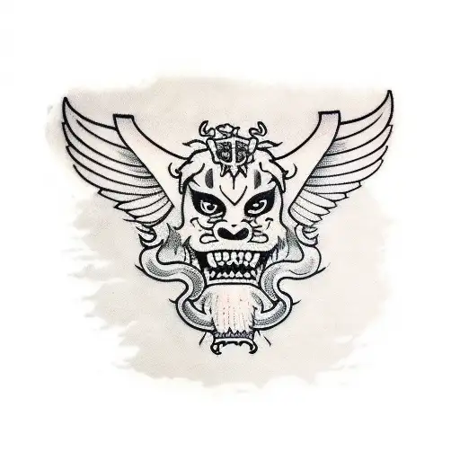 barong tattoo design idea