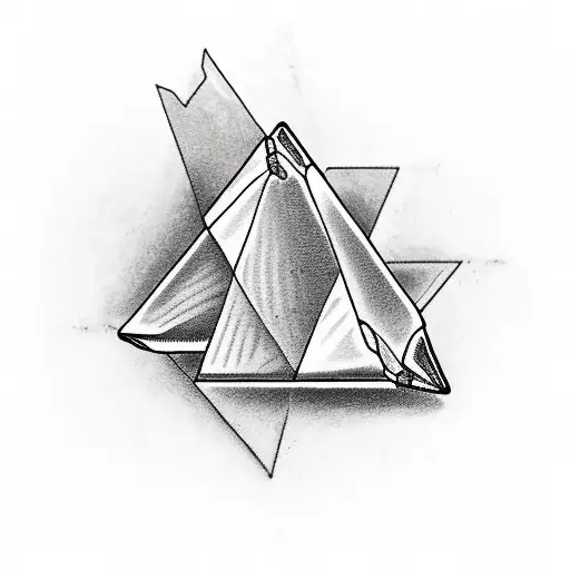 david from miguel angel in a triangle tattoo design idea