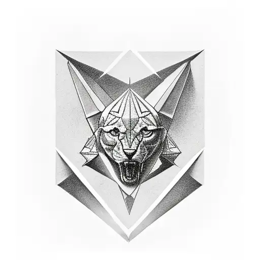 miguel angel in a triangle tattoo design idea