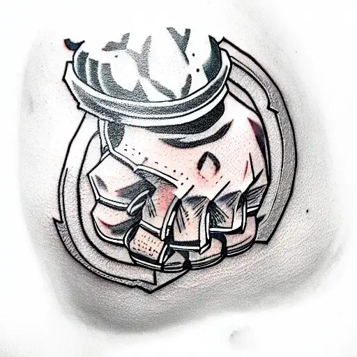 doomfist from overwatch  tattoo design idea
