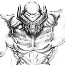 doomfist from overwatch  tattoo design idea