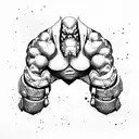 doomfist from overwatch  tattoo design idea