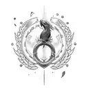 you need to fight for peace. even that, you will kill for love tattoo design idea