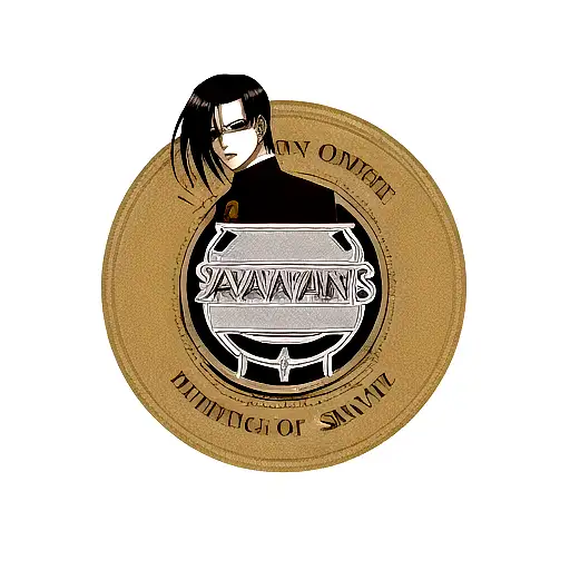 Levi Ackerman with the Survey Corps logo tattoo design idea