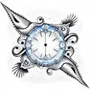 Ocean Sky tattoo design idea